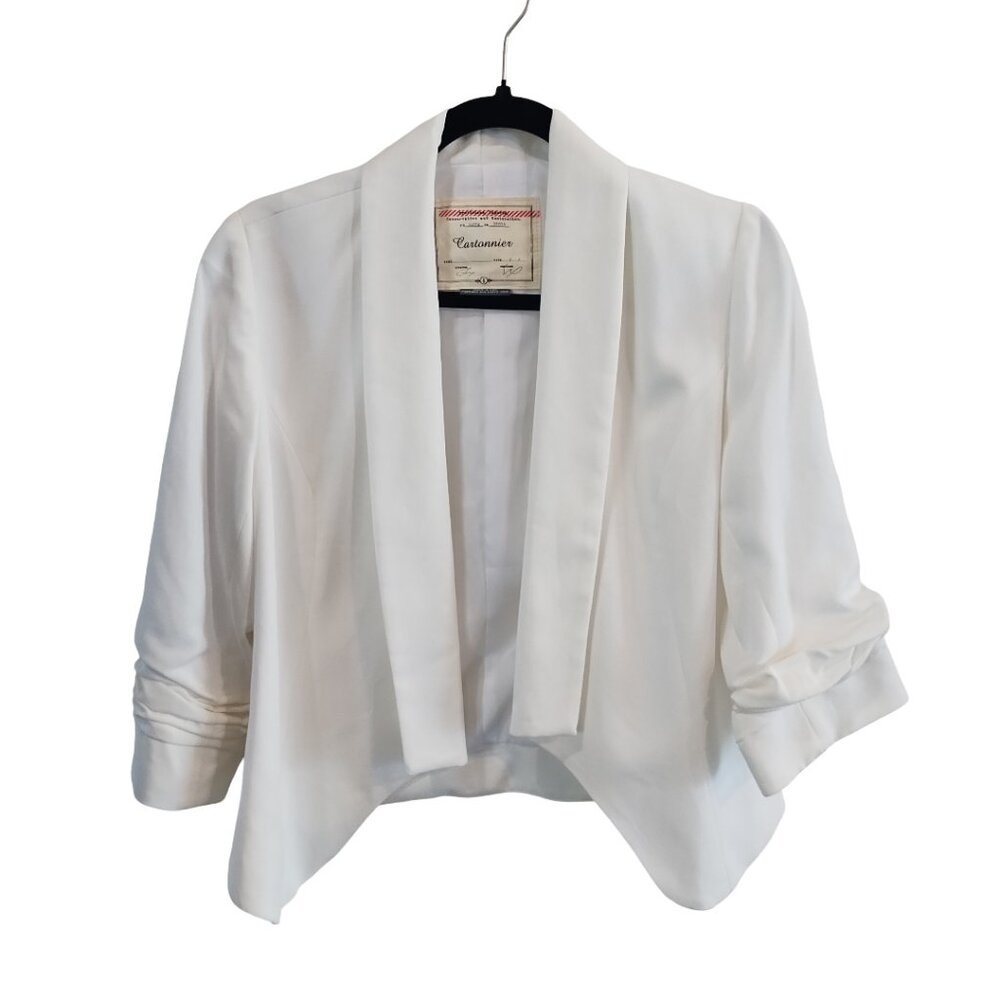 Cartonnier for Anthropologie Blazer White | Size US 8